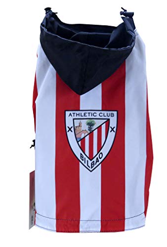Athletic Club Bilbao Regenmantel mit Kapuze für Hunde, wasserdicht, 8 Größen erhältlich, Teamausstattung, Größe XXS, hohe Qualität, offizielles Produkt (CyP Brands) von CYPBRANDS