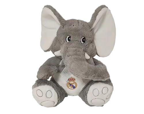 CyP Brands Real Madrid Plüschfigur, Elefant, 25 cm, Grau, offizielles Produkt CyP Brands Real Madrid Plüschfigur, Elefant, 25 cm, Grau, offizielles Produkt von CYPBRANDS