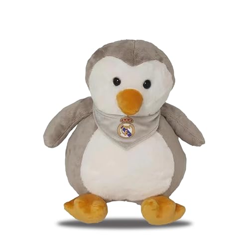 CyP Brands Real Madrid Plüschpuppe, Pinguin, 25 cm, Grau, offizielles Produkt CyP Brands Real Madrid Plüschpuppe, Pinguin, 25 cm, Grau, offizielles Produkt von CYPBRANDS