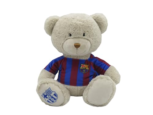 CyP Brands- FC Barcelona, Plüschbär, Puppe, 35 cm, Barça-T-Shirt, Beige, offizielles Produkt CyP Brands- FC Barcelona, Plüschbär, Puppe, 35 cm, Barça-T-Shirt, Beige, offizielles Produkt von CYPBRANDS