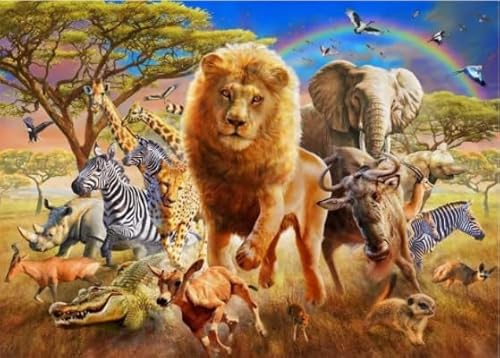 1000 Pcs, Wildlifes, Colourful Art Jigsaw, Fun Spiel Spielzeug Educational Spiel for Erwachsene Posters FX425PV von CYQFEZ