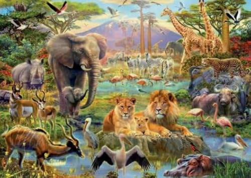 1000 Pcs, Wildlifes, Colourful Art Jigsaw, Fun Spiel Spielzeug Educational Spiel for Erwachsene Posters FX426PV 1000 Pcs, Wildlifes, Colourful Art Jigsaw, Fun Spiel Spielzeug Educational Spiel for Erwachsene Posters FX426PV von CYQFEZ