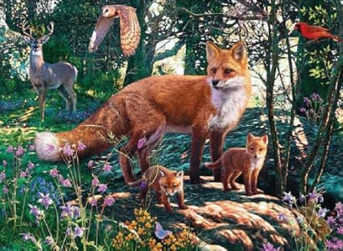 1000 Pcs, Wildlifes, Colourful Art Jigsaw, Fun Spiel Spielzeug Educational Spiel for Erwachsene Posters FX427PV von CYQFEZ