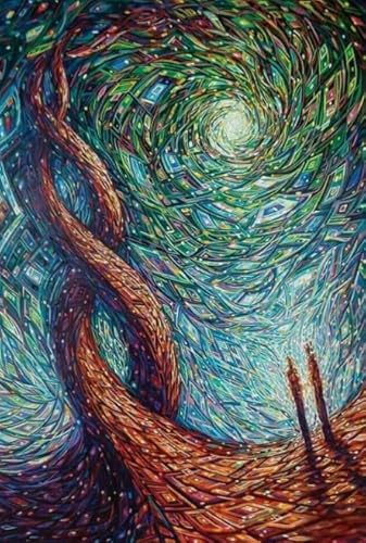 1000 Stück - Abstract Art Woman Poster Picture - Puzzle - Erwachsene Challenge Game - Wand Kunst Dekoration - Elderly Memory Cognition Puzzle Games Xw268Ap von CYQFEZ