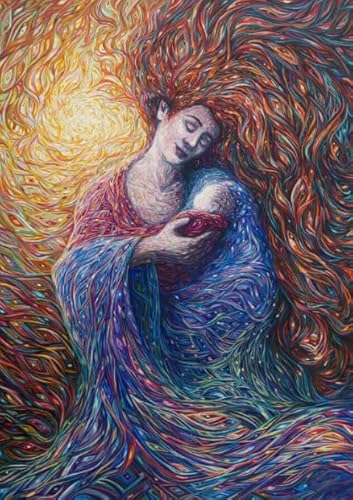 1000 Stück - Abstract Art Woman Poster Picture - Puzzle - Erwachsene Challenge Game - Wand Kunst Dekoration - Elderly Memory Cognition Puzzle Games Xw272Ap von CYQFEZ