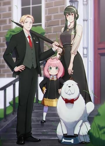1000 Teile,Japanese Animes Familys Poster,Buntes Puzzle,Lernspielzeug Für Kinder,Gedächtnis Kognition Spiel,Puzzles Für Erwachsene Kq196Zp von CYQFEZ