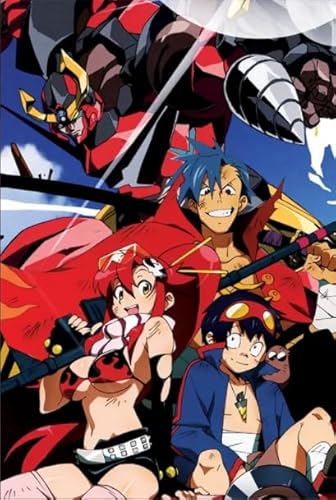 1000 Teile - Japanese Animes Classic Tengens Gurren-Lagann - Erwachsene Familie Stress Relief Poster Puzzle Spielzeug - Buntes Unregelmäßiges Puzzle Gifts Sq75Zy CYQFEZ 1000 Teile - Japanese Animes Classic Tengens Gurren-Lagann - Erwachsene Familie Stress Relief Poster Puzzle Spielzeug - Buntes Unregelmäßiges Puzzle Gifts Sq75Zy CYQFEZ von CYQFEZ