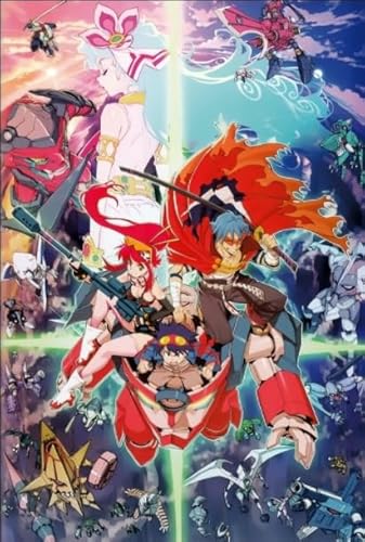 1000 Teile - Japanese Animes Classic Tengens Gurren-Lagann - Erwachsene Familie Stress Relief Poster Puzzle Spielzeug - Buntes Unregelmäßiges Puzzle Gifts Sq77Zy CYQFEZ 1000 Teile - Japanese Animes Classic Tengens Gurren-Lagann - Erwachsene Familie Stress Relief Poster Puzzle Spielzeug - Buntes Unregelmäßiges Puzzle Gifts Sq77Zy CYQFEZ von CYQFEZ