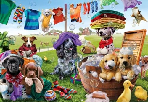 1000 Teile Puzzle - Animal Dogs Oil Painting - Wand Kunst Dekoration - Für Erwachsene Personalisiert Herausforderung Spielzeug - Familie Spaß Herausforderung Spielzeug Gifts Sq169Zy CYQFEZ von CYQFEZ