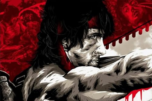 1000 Teile Puzzle - Firstss Bloods Classic Film Pictures - Für Erwachsene Personalisiert Herausforderung Spielzeug - Wand Kunst Dekoration Gifts Sq94Zy CYQFEZ von CYQFEZ