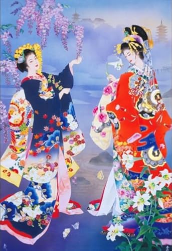 1000 Teile Puzzles - Japanese Geishas Vintage Paintings - Für Wand Kunst Dekoration - Erwachsene Challenge Game - Familie Spaß Herausforderung Spielzeug Gifts Sq184Zy CYQFEZ 1000 Teile Puzzles - Japanese Geishas Vintage Paintings - Für Wand Kunst Dekoration - Erwachsene Challenge Game - Familie Spaß Herausforderung Spielzeug Gifts Sq184Zy CYQFEZ von CYQFEZ