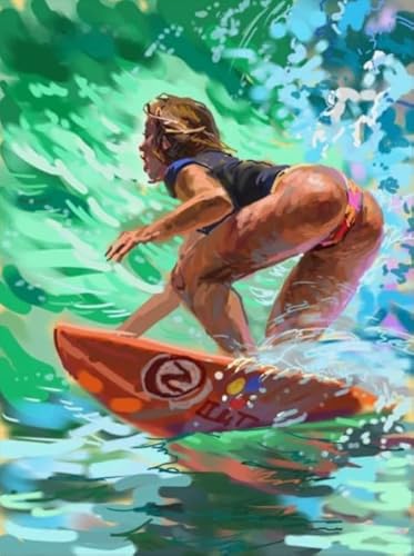 1000 Teile Puzzles - Surferss Girlss Art Painting - Für Erwachsene Challenge Game - Wand Kunst Dekoration - Familie Stressabbau Spiele Gifts Sq233Zy CYQFEZ 1000 Teile Puzzles - Surferss Girlss Art Painting - Für Erwachsene Challenge Game - Wand Kunst Dekoration - Familie Stressabbau Spiele Gifts Sq233Zy CYQFEZ von CYQFEZ