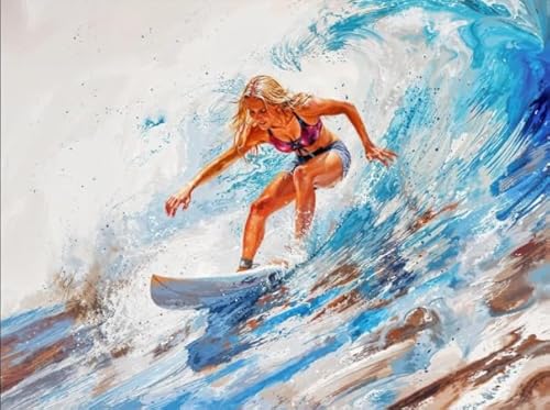 1000 Teile Puzzles - Surferss Girlss Art Painting - Für Erwachsene Challenge Game - Wand Kunst Dekoration - Familie Stressabbau Spiele Gifts Sq236Zy CYQFEZ 1000 Teile Puzzles - Surferss Girlss Art Painting - Für Erwachsene Challenge Game - Wand Kunst Dekoration - Familie Stressabbau Spiele Gifts Sq236Zy CYQFEZ von CYQFEZ