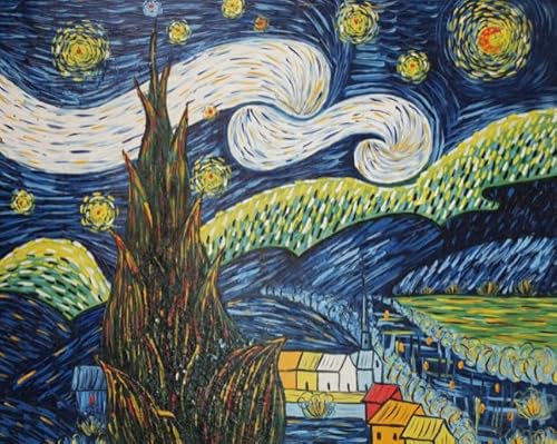 Abstract Art Starrys Nights Goghs Poster - 1000 Stück Puzzles - Erwachsene Stressabbau Spiel Kunst Bild - Erwachsene Puzzle Challenge Spiel - Ältere Menschen Gedächtnis Kognitionsspiele Xw278Ap Abstract Art Starrys Nights Goghs Poster - 1000 Stück Puzzles - Erwachsene Stressabbau Spiel Kunst Bild - Erwachsene Puzzle Challenge Spiel - Ältere Menschen Gedächtnis Kognitionsspiele Xw278Ap von CYQFEZ