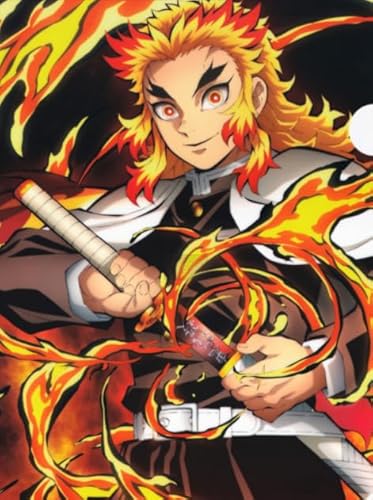 Adults'S Toys Educational Games Plakate - 1000 Teile Puzzle- Japanese Animes Rengokus Kyoujurou Demons - Für Lernspielzeug Für Kinder Gifts Sq273Zy CYQFEZ von CYQFEZ