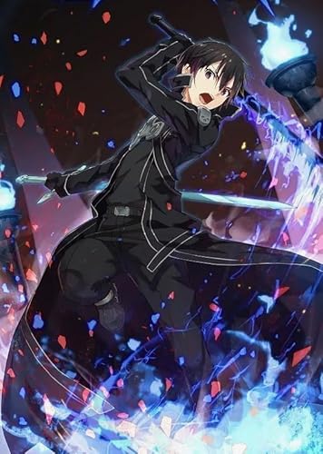 CYQFEZ 1000 Stück Puzzle, Japanese Animes Onlines Kirigaya Kazuto Posters ,Puzzlespielzeug Zum Stressabbau Für Erwachsene Und Familien, Lernspielzeug Für Kinder,Yz431Wz CYQFEZ 1000 Stück Puzzle, Japanese Animes Onlines Kirigaya Kazuto Posters ,Puzzlespielzeug Zum Stressabbau Für Erwachsene Und Familien, Lernspielzeug Für Kinder,Yz431Wz von CYQFEZ