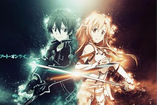 CYQFEZ 1000 Stück Puzzle, Japanese Animes Onlines Kirigaya Kazuto Posters ,Puzzlespielzeug Zum Stressabbau Für Erwachsene Und Familien, Lernspielzeug Für Kinder,Yz434Wz CYQFEZ 1000 Stück Puzzle, Japanese Animes Onlines Kirigaya Kazuto Posters ,Puzzlespielzeug Zum Stressabbau Für Erwachsene Und Familien, Lernspielzeug Für Kinder,Yz434Wz von CYQFEZ