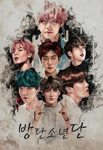 CYQFEZ 1000 Stück Puzzle,Korea Boyband Bang Posters ，Bunt, Spiele Zur Stressreduzierung Für Die Ganze Familie,Personalised Adult Puzzle Toy,Yz462Wz von CYQFEZ