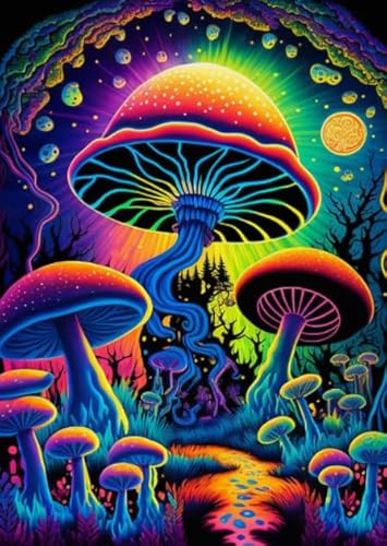 CYQFEZ 1000 Stück Puzzle ,Colourful Psychedelics Mushrooms ,Für Stressabbau-Poster Für Erwachsene Und Familien, Puzzle-Spielzeugs,Familie Spaß Herausforderung Spielzeug Ky202Zp CYQFEZ 1000 Stück Puzzle ,Colourful Psychedelics Mushrooms ,Für Stressabbau-Poster Für Erwachsene Und Familien, Puzzle-Spielzeugs,Familie Spaß Herausforderung Spielzeug Ky202Zp von CYQFEZ