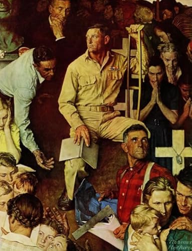 CYQFEZ 1000 Stück Puzzle ，Fun Puzzle ，Normans Rockwells Posters Art Oil Painting ，Stressabbau-Spiele Für Die Familie,Heraus for Derungs Spielzeug Für Erwachsene Gifts,Yz158Wz von CYQFEZ