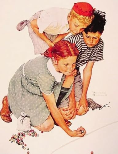 CYQFEZ 1000 Stück Puzzle ，Fun Puzzle ，Normans Rockwells Posters Art Oil Painting ，Stressabbau-Spiele Für Die Familie,Heraus for Derungs Spielzeug Für Erwachsene Gifts,Yz162Wz von CYQFEZ
