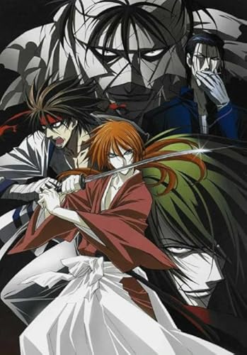 CYQFEZ 1000 Stück Puzzle ，Irregular Puzzles ，Japanese Animes Himura Kenshins ，for Lernspielzeug Für Erwachsene Gifts ， Lernspielzeug Für Kinder,Yz111Wz von CYQFEZ