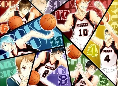 CYQFEZ 1000 Stück Puzzle ，Japanische Animes Kuroko's Basketball ，Für Lernspielzeug Für Kinder ， Erwachsene Herausforderung Spiel Gifts Ky184Zp von CYQFEZ