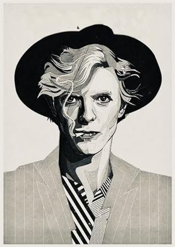 CYQFEZ 1000 Stück Puzzle ，Singers Bowies Painting ， Elderly Gedächtnis- Und Wahrnehmungs Spiele, Spiele Zur Stressreduzierung Für Die Ganze Familie,Yz461Wz von CYQFEZ