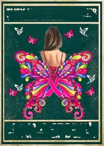 CYQFEZ 1000 Stück Puzzle - Butterflys and Womans Retro Poster - Für Puzzle Spielzeug Zum Stressabbau Für Erwachsene Und Familien - Wand Kunst Dekoration Ky15Zp von CYQFEZ