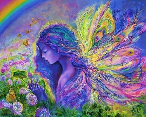 CYQFEZ 1000 Stück Puzzle - Josephines Abstract Art Painting - Für Familien Spaß Schwierig Herausforderung Spielzeugs - Raum Dekoration Ky170Zp von CYQFEZ