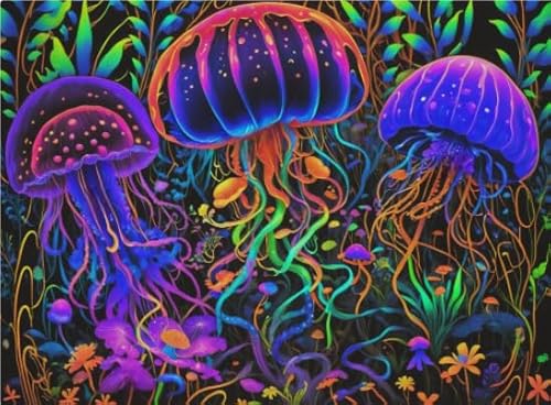 CYQFEZ 1000 Stück Puzzle - Sea Animals Jellyfishs Art Poster - Für Puzzle-Spielzeug Zum Stressabbau Für Erwachsene Und Familien - Wand Kunst Dekoration Ky199Zp CYQFEZ 1000 Stück Puzzle - Sea Animals Jellyfishs Art Poster - Für Puzzle-Spielzeug Zum Stressabbau Für Erwachsene Und Familien - Wand Kunst Dekoration Ky199Zp von CYQFEZ