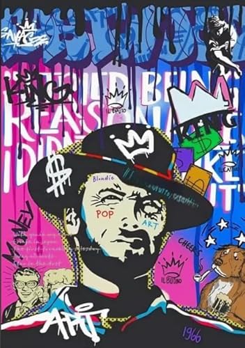 CYQFEZ 1000 Stück Puzzle - Street Art Graffiti Painting - Für Personalisiertes Spielzeug Für Erwachsene Posters - Buntes Unregelmäßiges Puzzle Ky242Zp von CYQFEZ