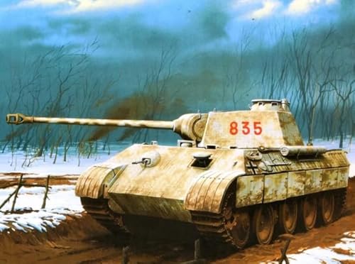 CYQFEZ 1000 Stück Puzzle - World Warii Tank Art Vintage Poster Bilds - Für Familie Stressabbau Spiele - Home Decor Ky392Zp von CYQFEZ