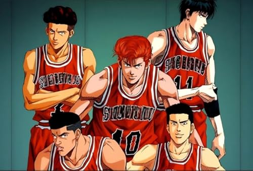 CYQFEZ 1000 Stück Puzzles - Japanische Animes Slams Dunks - Für Personalisiertes Spielzeug Für Erwachsene - Personalisiertes Puzzle Spielzeug Für Erwachsene Gifts Ky126Zp von CYQFEZ