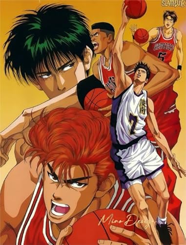CYQFEZ 1000 Stück Puzzles - Japanische Animes Slams Dunks - Für Personalisiertes Spielzeug Für Erwachsene - Personalisiertes Puzzle Spielzeug Für Erwachsene Gifts Ky129Zp von CYQFEZ