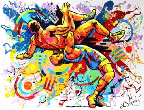 CYQFEZ 1000 Stück Puzzles - Judos Sports Poster - Für Erwachsene Herausforderung Spiel - Wand Kunst Dekoration - Buntes Unregelmäßiges Puzzle Ky136Zp von CYQFEZ