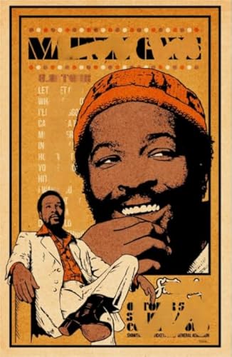 CYQFEZ 1000 Stück Puzzles - Singers Marvins Gaye Poster Bild - Wand Kunst Dekoration - Für Erwachsene Herausforderung Spiel Ky98Zp von CYQFEZ