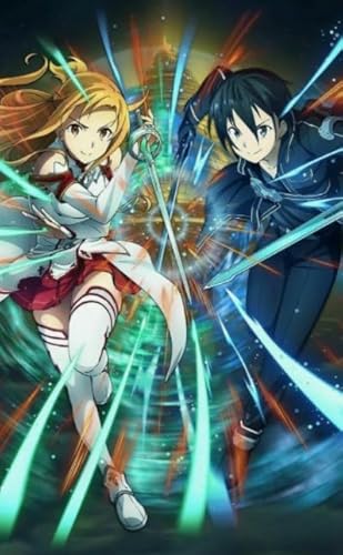 CYQFEZ 1000 Teile Puzzle, Japanese Animes Onlines Kirigaya Kazuto Plakat, Lernspielzeug Für Kinder, Familie Spaß Herausforderung Spielzeug - Pz379Vw von CYQFEZ