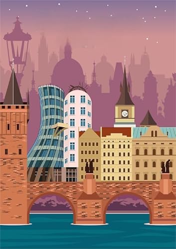 CYQFEZ 1000 Teile Puzzle - City Vintage Travel Picture Plakat Paintings - Familienspaß Schwierige Herausforderung Spielzeug - Fun Personalisiertes Puzzle-Spielzeug Für Erwachsene - Pz220Vw von CYQFEZ