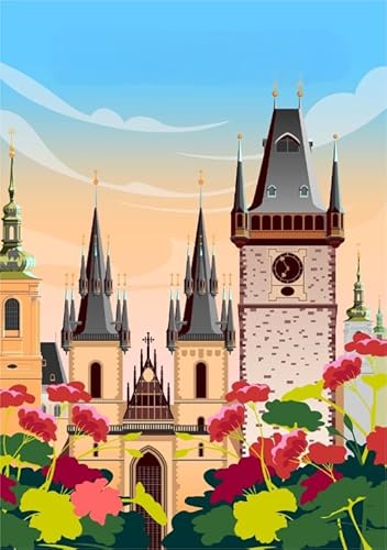 CYQFEZ 1000 Teile Puzzle - City Vintage Travel Picture Plakat Paintings - Familienspaß Schwierige Herausforderung Spielzeug - Fun Personalisiertes Puzzle-Spielzeug Für Erwachsene - Pz222Vw von CYQFEZ