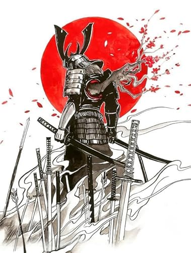 CYQFEZ 1000 Teile Puzzle - Japanese Warriorss Kunst Plakat - Personalisiertes Puzzle-Spielzeug Für Erwachsene - Wand Kunst Dekoration - Familienspaß Schwierige Herausforderung Spielzeug - Pz302Vw von CYQFEZ