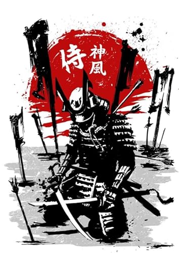 CYQFEZ 1000 Teile Puzzle - Japanese Warriorss Kunst Plakat - Personalisiertes Puzzle-Spielzeug Für Erwachsene - Wand Kunst Dekoration - Familienspaß Schwierige Herausforderung Spielzeug - Pz303Vw von CYQFEZ