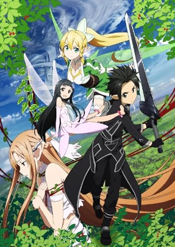 CYQFEZ 1000 Teile Puzzle Onlines Kirigaya Kazuto Jigsaw Posters Spiele Für Erwachsene Und Kinder Lernspielzeug Wz076Yk von CYQFEZ