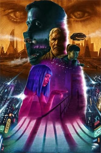 CYQFEZ 1000 Teile Puzzles ，Flim K Runnerss 2049 Art Poster,Memory Cognition Games,Stressabbau Game for Erwachsenes,Wand Kunst-Dekor Wz402Wk von CYQFEZ