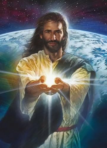 CYQFEZ Bunt,1000 Stück Puzzle ，Jesus Oil Painting ，Puzzlespielzeug Zum Stressabbau Für Erwachsene Und Familien ，Elderly Gedächtnis- Und Wahrnehmungs Spiele,Yz290Wz von CYQFEZ