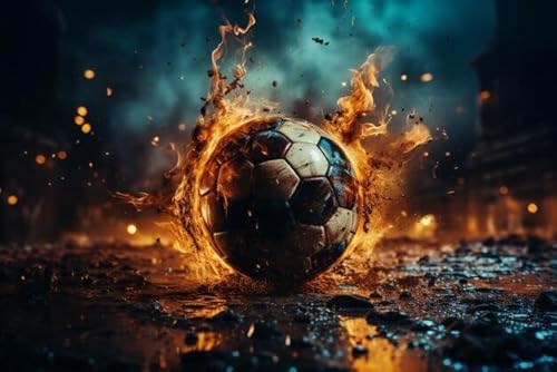 CYQFEZ Bunt Puzzle,1000 Stück Puzzle, Abstract Soccer Painting ,Adult Personalisiertes Challenge-Spielzeug Gifts,Wand Kunst Dekoration,Yz529Wz CYQFEZ Bunt Puzzle,1000 Stück Puzzle, Abstract Soccer Painting ,Adult Personalisiertes Challenge-Spielzeug Gifts,Wand Kunst Dekoration,Yz529Wz von CYQFEZ