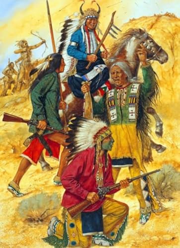 CYQFEZ Buntes Unregelmäßiges Puzzle Pieces ，Für Poster Mit Spielzeugen Für Erwachsene Und Familien ，Nativess India Painting ，Puzzle 1000 Stück Ky210Zp von CYQFEZ