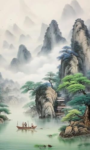 CYQFEZ Chinese Landscape Paintings - 1000 Stück Puzzles - Wand Kunst Dekoration - Ältere Menschen Gedächtnis Erkenntnis Spiele Ky368Zp CYQFEZ Chinese Landscape Paintings - 1000 Stück Puzzles - Wand Kunst Dekoration - Ältere Menschen Gedächtnis Erkenntnis Spiele Ky368Zp von CYQFEZ