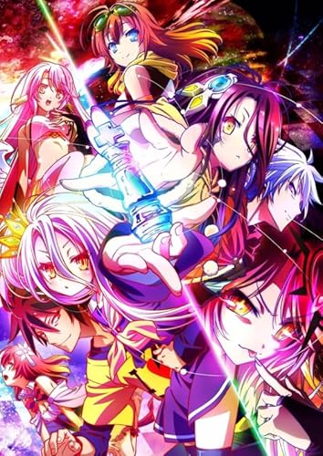 CYQFEZ Classic Japanese Animes No Game No Life Poster ，Puzzle 1000 Teile,Familie Stressabbau Poster,Memory Cognition Games Wz297Wk von CYQFEZ