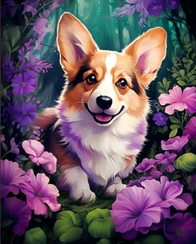 CYQFEZ Corgis Kunst Bilder, Puzzle 1000 Teile, Kinderspielzeug Lernspiele Plakate, Familien Spiele Zur Stressreduzierung, Wand Kunst Dekoration - Pz02Vw von CYQFEZ